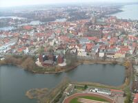 Luftbild von Stralsund